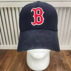 VINTAGE Boston Red Sox Hat Cap SnapbackBlue MLB Baseball Mens Twins Enterprise